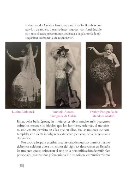 ¡Eres tan travesti! breve historia del transformismo en España – Plastic Books