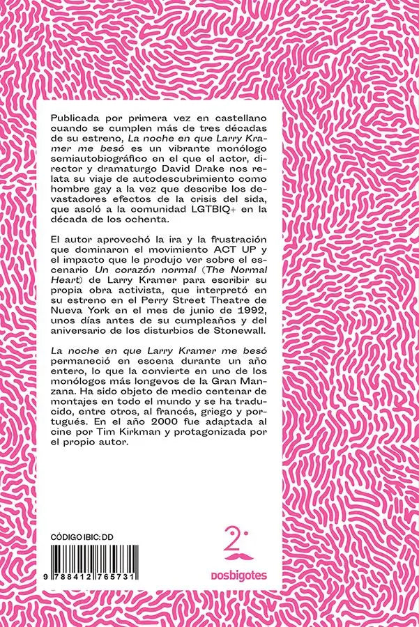 La noche en que Larry Kramer me besó – Plastic Books