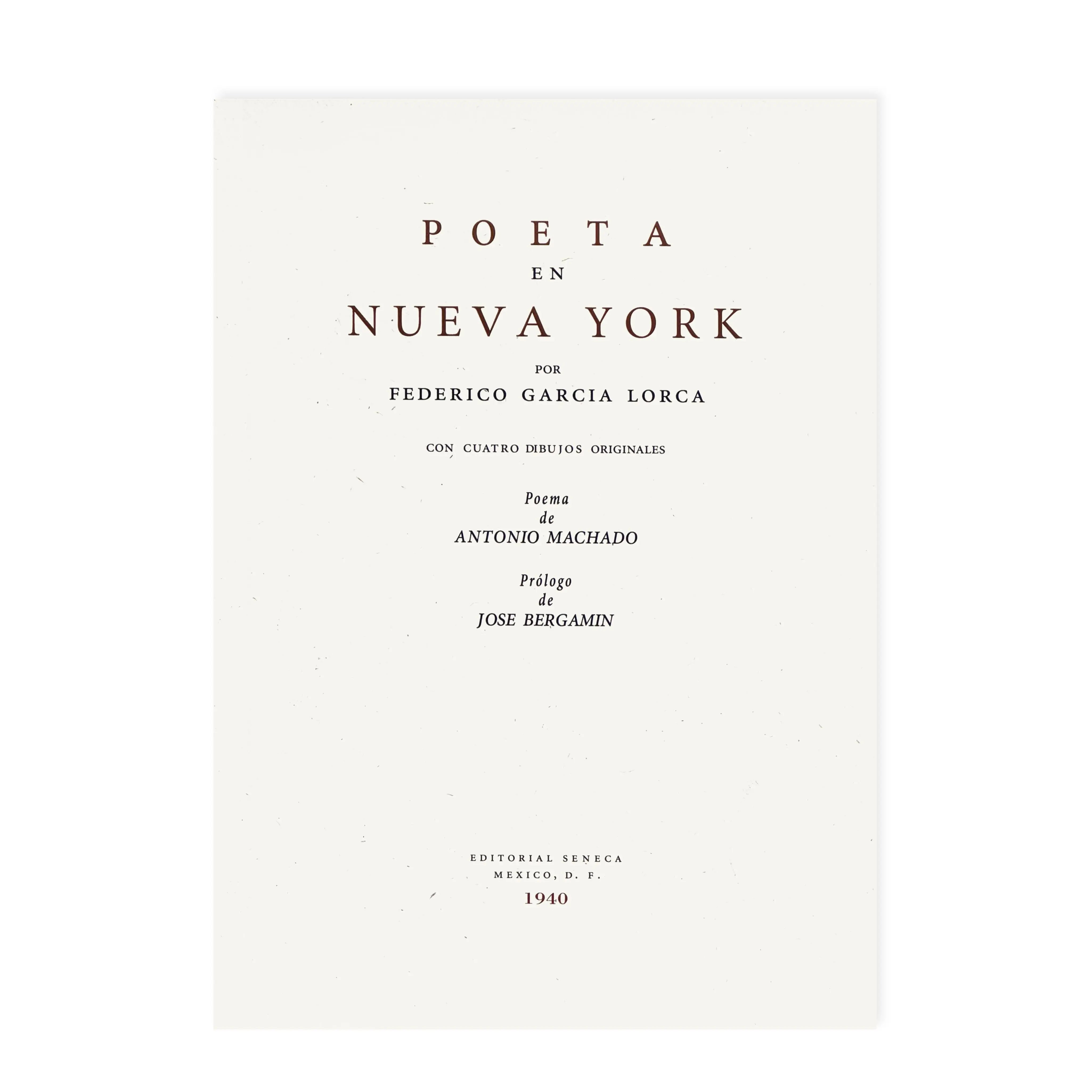 Poeta En Nueva York – Plastic Books